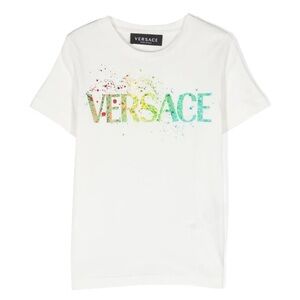 Versace Kids Multicolor Logo T-Shirt